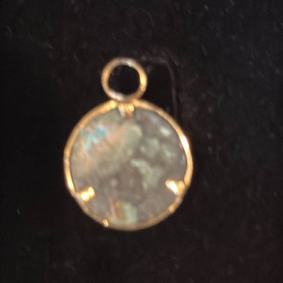14k Gold Ancient Coin Necklace Pendant - Picture 4 of 5
